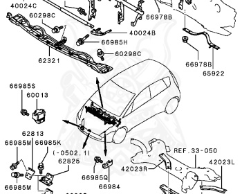 Mitsubishi - Colt Ralliart Version R - Z27AG - 2004 - XNGF5 - 4G15