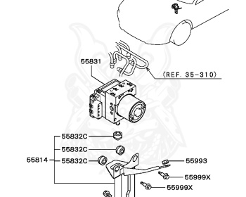 Mitsubishi - Legnum VR-4 - EC5W - 2001 - LNGE - 6A13