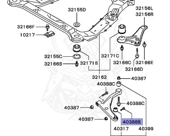 Mitsubishi - Chariot Grandis - N84W - 2003 - LRFC8 - 4G64