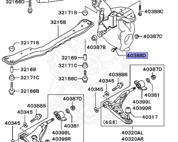 Mitsubishi - Mirage - CJ4A - 1999 - MNMH - 4G92