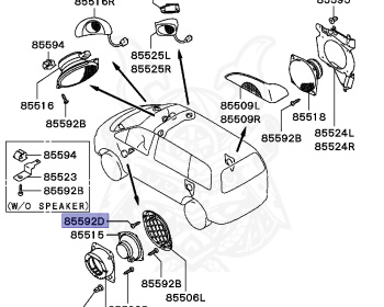 Mitsubishi - Delica - PD6W - 1995 - HSEXE2 - 6G72