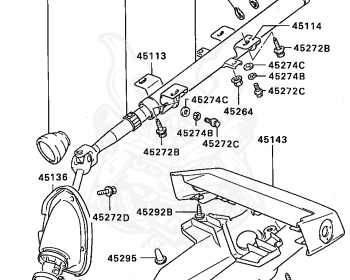 Mitsubishi - Mirage - C13A - 1985 - MNUTP - G32B