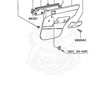 Mitsubishi - Lancer - C62A - 1990 - SNHE2 - 4G15