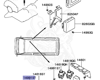 Mitsubishi - Delica Star Wagon - P35W - 1992 - HSNPT4 - 4D56
