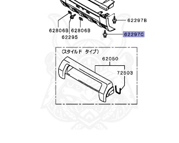 Mitsubishi - Pajero - V45W - 1991 - GNHM - 6G74