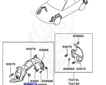 Mitsubishi - Mirage - CA4A - 1992 - MNDH3 - 4G92