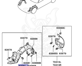 Mitsubishi - Lancer - CB1A - 1995 - PKH2 - 4G13