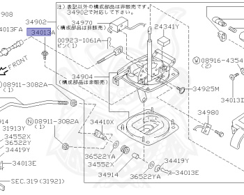 Nissan - Laurel - C34 - 1995 - Medallist - HARDTOP(K) - 2 WHEEL DRIVE(2WD) - 5 SPEED A/T(AT.F5) - IRS TYPE(IRS) - RB25DE