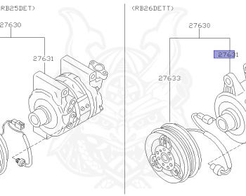 Nissan - Skyline - R34 25GT - ENR34 - 2000 - 25GT - 4 DOOR SEDAN(4S) - AUTOMATIC-FLOOR SHIFT(AT.F4) - High cast, 2-link (IRS.2WD) - RB25DE