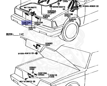 Toyota - Mark 2 - GX61 - 1981 - LG TOURING TYPE - HARDTOP - Automatic - 1GEU
