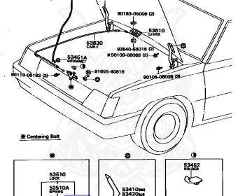 Toyota - Tercel - AL21 - 1988 - EX TYPE - 4 DOOR - Automatic - 3AU
