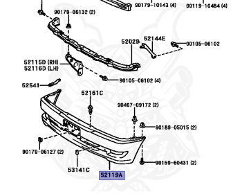 Genuine Chaser JZX100 Exterior OEM parts supplied from Japan
