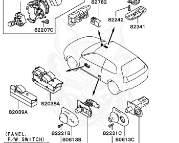 Mitsubishi - Mirage - CJ2A - 1999 - MRHM - 4G15