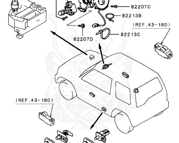 Mitsubishi - Pajero Mini - H56A - 1997 - MNPF3 - 4A30