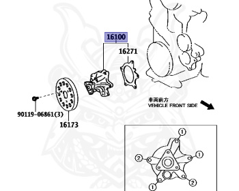 Toyota - Auris - NZE151H - 2006 - Variator - 1NZFE