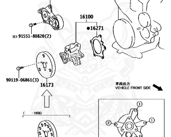 Toyota - Porte - NCP141 - 2013 - G TYPE - Variator - 1NZFE