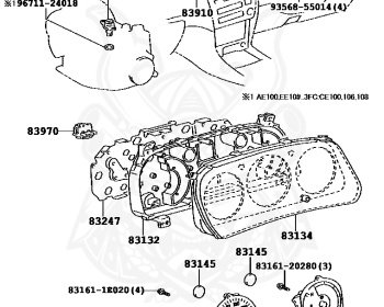 Toyota - Corolla - CE100 - 1991 - DX TYPE - 4-DOOR(SEDAN) - Automatic - 2C