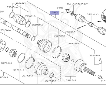 Nissan - Teana - J31 - 2003 - JM - SEDAN(S) - 2 WHEEL DRIVE(2WD) - AUTOMATIC TRANSMISSION(AT) - VQ23DE