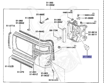 Mazda - J100 - SD5ATF 100001 - Apr-1997 - Right hand - WL