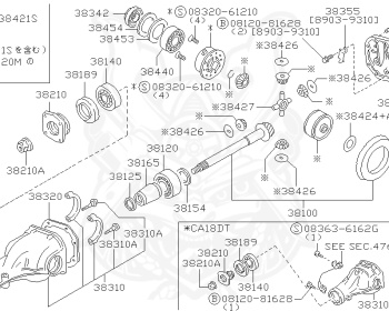 Nissan - 180SX - RS13 - 1990 - Type 1 - HATCH BACK(HB) - MANUAL TRANSMISSION(MT) - TWO WHEELS STEERING(2WS) - CA18DT