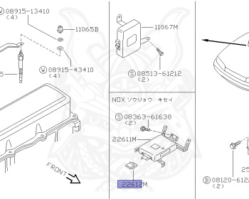 Nissan - Avenir - W10 - 1995 - L TYPE - VAN(V) - 2 WHEEL DRIVE(2WD) - MANUAL TRANSMISSION(MT) - CD20