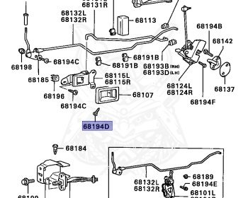 Mitsubishi - Chariot - D08W - 1986 - LBD - G63B