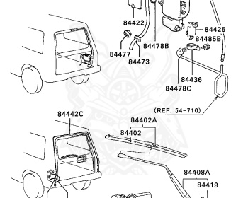 Mitsubishi - Pajero - L149G - 1989 - WRFX - 4D56