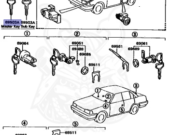Toyota - Carina - AT151 - 1985 - ST TYPE:SINGLE TIRE - 4-DOOR - Automatic - 4AELU