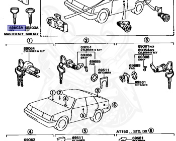 Toyota - Corona - ST150 - 1983 - EXA TYPE - 4-DOOR - Automatic - 1SELU