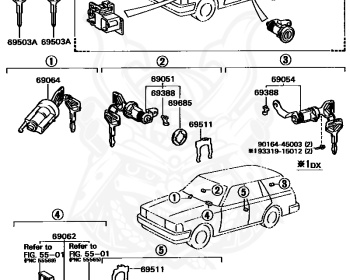 Toyota - Mark 2 Wagon - GX70G - 1984 - LG TYPE - WAGON - Manual - 1GEU