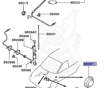 Mitsubishi - RVR - N23WG - 1991 - SNXF - 4G63