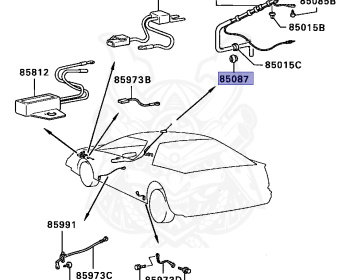 Mitsubishi - Starion - A183A - 1990 - MNTS - G63B