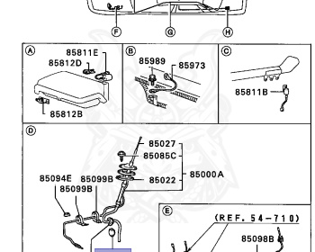 Mitsubishi - Galant - E35A - 1987 - SNHM4 - 4G67