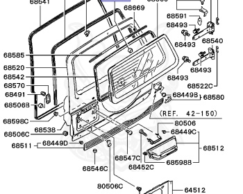 Mitsubishi - Pajero - V26W - 1995 - NXF - 4M40
