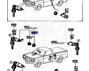 Toyota - Publica - KP36 - 1975 - STANDARD TYPE - PICKUP - Manual - 2K