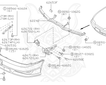 Nissan - Silvia - S14 - 1998 - KS - HARDTOP(K) - AUTOMATIC TRANSMISSION(AT) - TWO WHEELS STEERING(2WS) - SR20DET