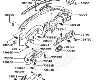 Mitsubishi - GTO - Z15A - 1991 - MJGF - 6G72