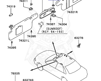 Mitsubishi - Lancer - CB6A - 1996 - SRPM2 - 6A10
