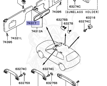Mitsubishi - Mirage - CJ1A - 1995 - MNJE - 4G13
