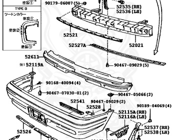 Genuine Chaser GX81 Exterior OEM parts supplied from Japan
