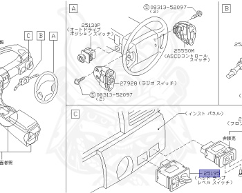 Nissan - Cedric/Gloria - Y34 - 2000 - 200F - HARDTOP(K) - 2 WHEEL DRIVE(2WD) - AUTOMATIC-FLOOR SHIFT(AT.F4) - VQ20DE