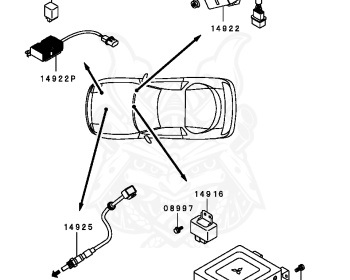 Mitsubishi - GTO - Z16A - 1993 - MNPM - 6G72