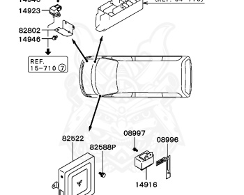 Mitsubishi - Delica - PD6W - 1994 - HSEXE2 - 6G72