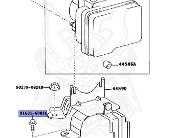 Toyota - Isis - ANM15W - 2004 - PLATANA TYPE - 1AZFSE