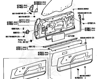 Genuine Corona AT141 Exterior OEM parts supplied from Japan