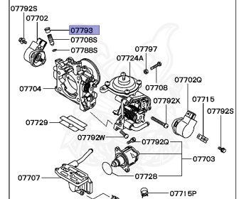 Mitsubishi - Galant - E54A - 1994 - PRGW - 6A12