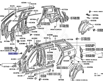 Toyota - Caldina - ET196V - 1992 - U-TYPE - VAN - Automatic - 5EFE