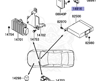 Mitsubishi - Galant - EA7A - 2004 - PRGC6 - 4G94