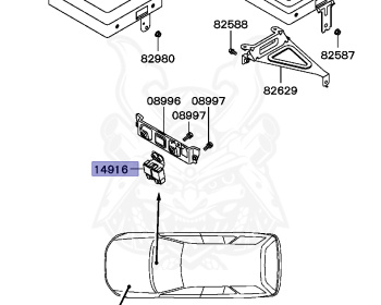 Mitsubishi - Legnum - EA5W - 2000 - LNPE - 6A13