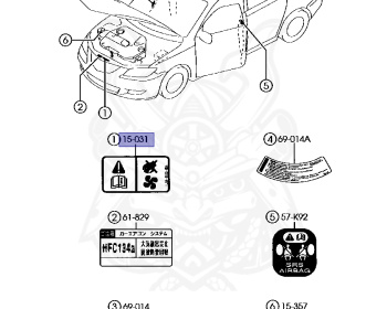 Mazda - Axela - BK5P - Oct-2006 - Right hand - ZY-VE